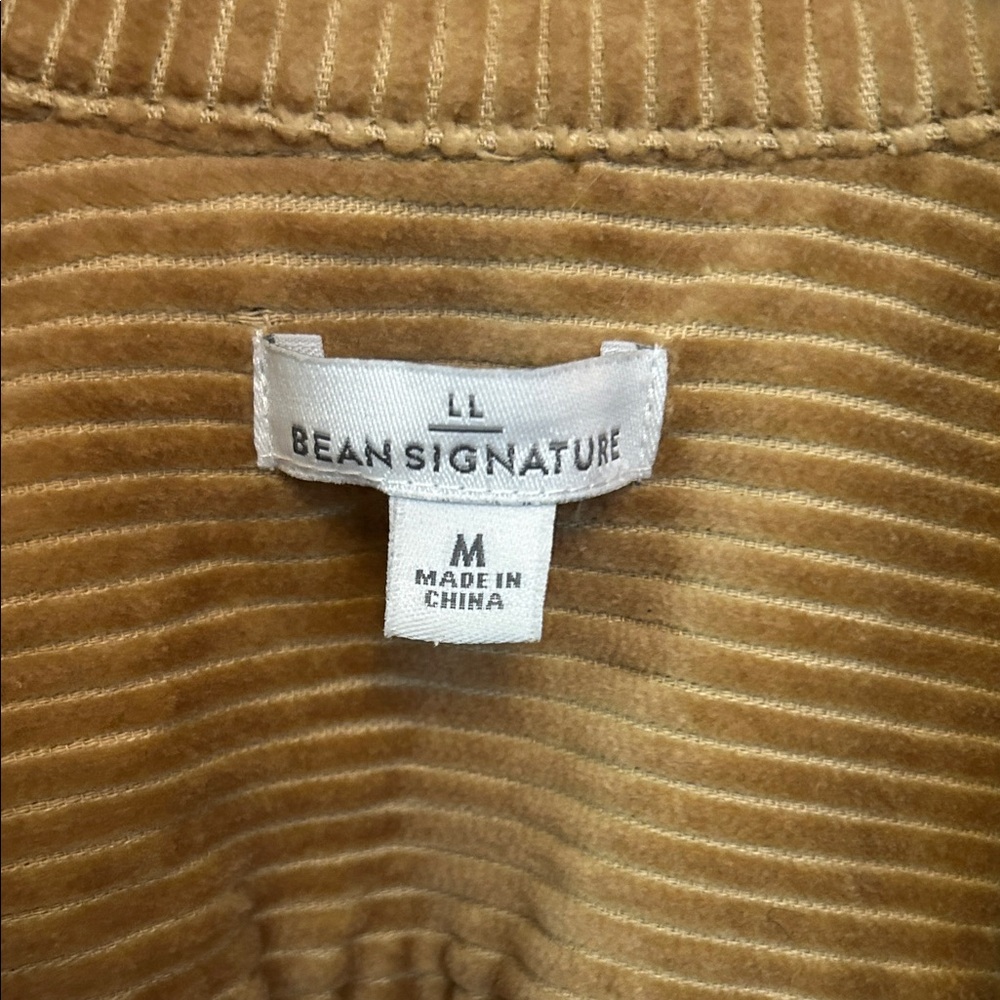 LL Bean Corduroy Shirt Jacket - Picture 2 of 3